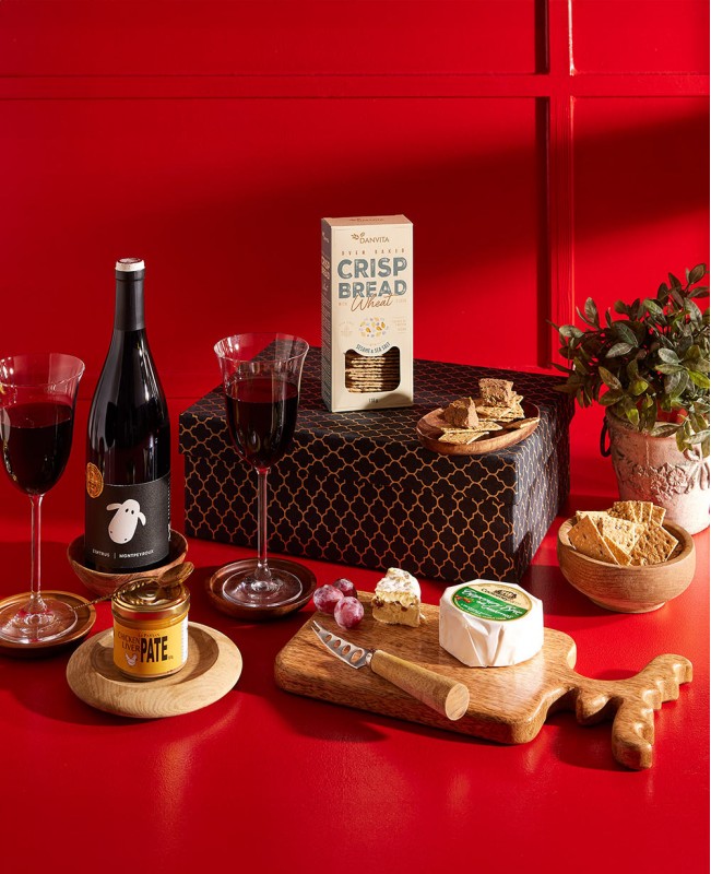 The Artisan Wine and Cheese Board Gift Hamper